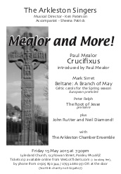 Arkleston Singers flyer for 2015 Annual Concert